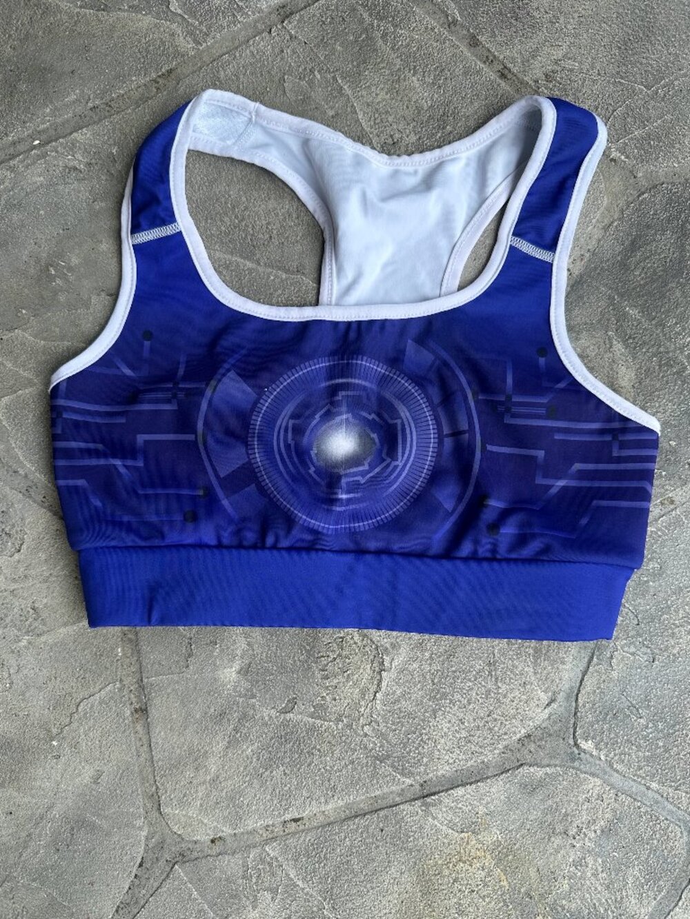 Blueish Purple Sports Bra - Small
